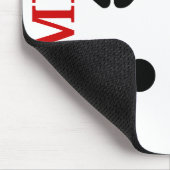 Einfaches Trommelgymnast-Gymnastik-Symbol Mousepad (Ecke)