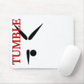 Einfaches Trommelgymnast-Gymnastik-Symbol Mousepad (Mit Mouse)