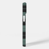 Einfaches türkisfarbenes Muster Case-Mate iPhone Hülle (Rückseite / Rechts)