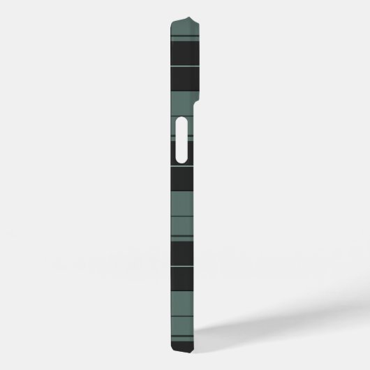 Einfaches türkisfarbenes Muster Case-Mate iPhone Hülle (Rückseite / Rechts)