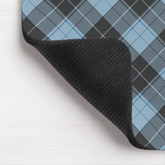 Einfaches türkisfarbenes Muster Mousepad (Ecke)