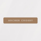 Einfaches Typ Waterproof Name Etiketten (Design 1)