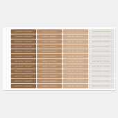 Einfaches Typ Waterproof Name Etiketten (Blatt)
