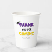 Einfaches Typografie-Zitat Geschlossen Pappbecher (Rückseite)