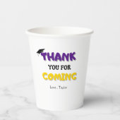 Einfaches Typografie-Zitat Geschlossen Pappbecher (Vorderseite)