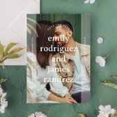 Einfaches Typografisches Foto Save The Date