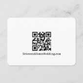 Einfaches Typografy für Schreibmaschinen - Details Begleitkarte (Rückseite)