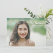 Einfaches Überlagern des Graduierens 2 Foto Benutz Ankündigung (Stehend Vorderseite)