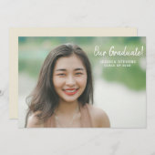 Einfaches Überlagern des Graduierens 2 Foto Benutz Ankündigung (Vorne/Hinten)