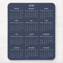 Einfaches und dennoch elegantes 2026-Kalender | Ma