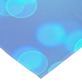 Einfaches und dennoch elegantes Aquamarines Bokeh- Tischdecke (Schrägansicht)