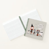 Einfaches und dennoch elegantes Halloween | Notizb Notizblock (Innenseite)