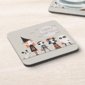 Einfaches und dennoch elegantes Halloween | Unters Getränkeuntersetzer (Linke Seite)