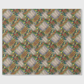 Einfaches und dennoch kraftvolles Zauberdesign Geschenkpapier (Flach)