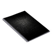 Einfaches und elegantes Black Leather Notebook Notizblock (Rechte Seite)