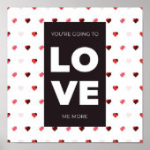 Einfaches und elegantes Design der Liebe Poster (Vorne)