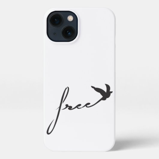 Einfaches und elegantes Design iPhone Hülle (Rückseite)