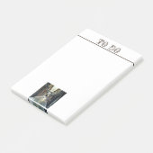Einfaches und elegantes Design Post-it Klebezettel (angewinkelt)