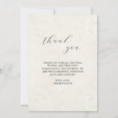 Einfaches und elegantes horizontales Baby Foto Bir Ankündigung (Rückseite)