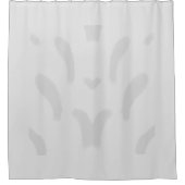 Einfaches und elegantes Logo Duschvorhang (Vorderseite)