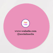 Einfaches und elegantes Logo Etiketten (Design 2)