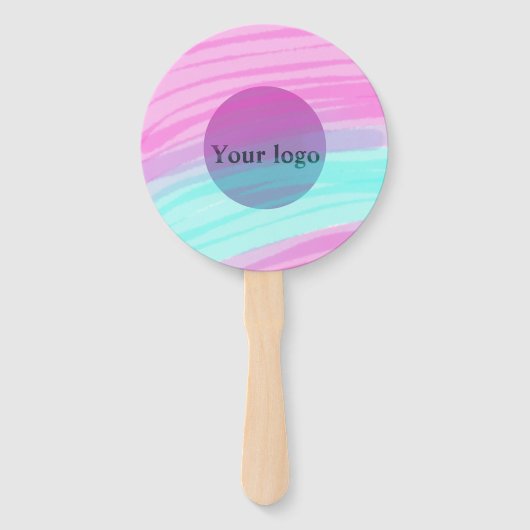 Einfaches und elegantes Logo Fächer (Rückseite)