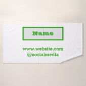 Einfaches und elegantes Logo für die Firma Badehandtuch (Badehandtuch)