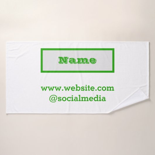 Einfaches und elegantes Logo für die Firma Badehandtuch (Badehandtuch)