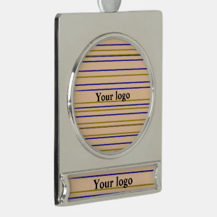 Einfaches und elegantes Logo für die Firma C Banner-Ornament Silber