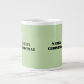 Einfaches und elegantes Logo für die Firma C Jumbo-Tasse (Vorderseite)