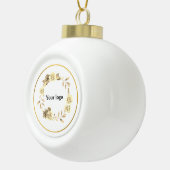 Einfaches und elegantes Logo für die Firma C Keramik Kugel-Ornament (Rechts)