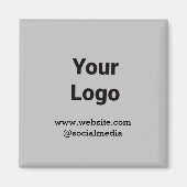 Einfaches und elegantes Logo für die Firma C Magnet (Vorne)