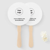 Einfaches und elegantes Logo für die Firma Fächer (Vorne und Hinten)