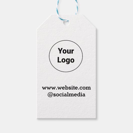 Einfaches und elegantes Logo für die Firma Geschenkanhänger (Vorderseite)