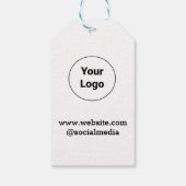 Einfaches und elegantes Logo für die Firma Geschenkanhänger (Rückseite)