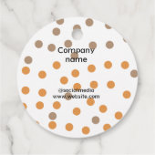 Einfaches und elegantes Logo für die Firma Geschenkanhänger (Rückseite)