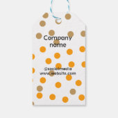 Einfaches und elegantes Logo für die Firma Geschenkanhänger (Rückseite)