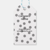 Einfaches und elegantes Logo für die Firma Geschenkanhänger (Rückseite)