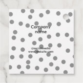 Einfaches und elegantes Logo für die Firma Geschenkanhänger (Rückseite)