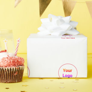 Einfaches und elegantes Logo für die Firma    Geschenkpapier