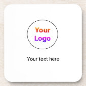 Einfaches und elegantes Logo für die Firma Getränkeuntersetzer (Vorderseite)