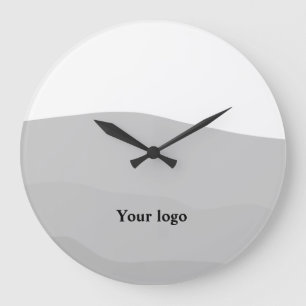 Einfaches und elegantes Logo für die Firma Große Wanduhr