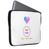 Einfaches und elegantes Logo für die Firma Laptopschutzhülle (Vorne Rechts)