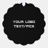 Einfaches und elegantes Logo für die Firma Ornament Karte (Vorderseite)