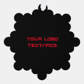 Einfaches und elegantes Logo für die Firma Ornament Karte (Vorderseite)