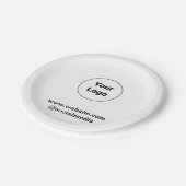 Einfaches und elegantes Logo für die Firma Pappteller (Schrägansicht)