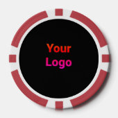Einfaches und elegantes Logo für die Firma Pokerchips (Vorderseite)