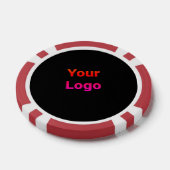 Einfaches und elegantes Logo für die Firma Pokerchips (Einzeln)