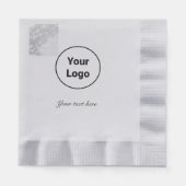 Einfaches und elegantes Logo für die Firma Serviette (Vorderseite)