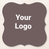 Einfaches und elegantes Logo für die Firma Untersetzer (Vorderseite)